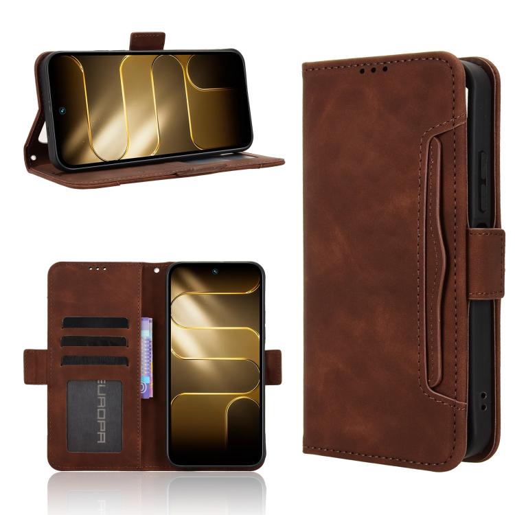 Skin Feel Calf Texture Card Slots Leather Phone Case, For Tecno Spark 50 5G, For Tecno Pova Curve 2 5G, For Tecno Spark 50 4G, For Tecno Camon 50 Pro 4G, For Tecno Camon 50 4G, For Tenco Spark Go 3, For Tecno Spark Slim, For Tecno Spark 40C            ...