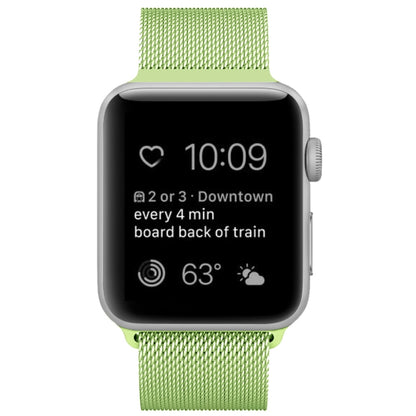 For Apple Watch Series Milanese Loop Magnetic Stainless Steel Watchband, 5 & 4 40mm / 3 & 2 & 1 38mm, 5 & 4 44mm / 3 & 2 & 1 42mm