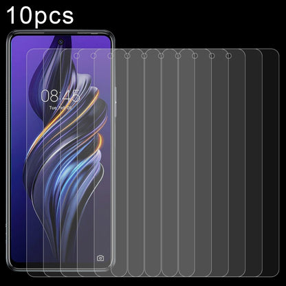 10pcs 0.26mm 9H 2.5D Tempered Glass Film, For TECNO Pova 5 4G, For TECNO Pova Neo 3, For TECNO camon 18T