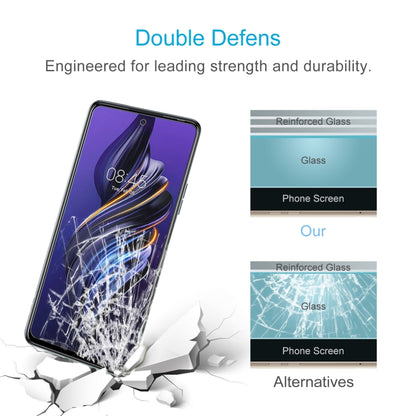 10pcs 0.26mm 9H 2.5D Tempered Glass Film, For TECNO Pova 5 4G, For TECNO Pova Neo 3, For TECNO camon 18T