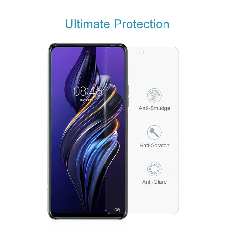 50pcs 0.26mm 9H 2.5D Tempered Glass Film, For TECNO Pova 5 4G, For TECNO Pova Neo 3, For TECNO camon 18T