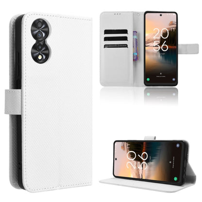 Coque de téléphone en cuir texturé diamant, Pour TCL 40 NxtPaper 4G, Pour TCL 40 XE 5G, Pour TCL 40 XL, Pour TCL ION X