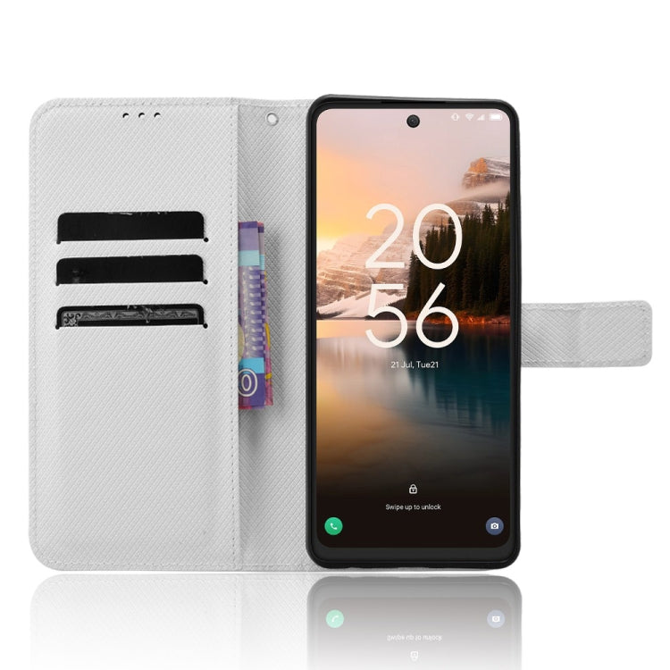 Diamond Texture Leather Phone Case, For TCL 40 NxtPaper 4G, For TCL 40 XE 5G, For TCL 40 XL, For TCL ION X
