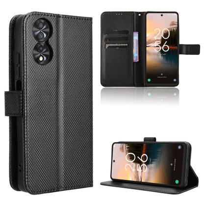 Coque de téléphone en cuir texturé diamant, Pour TCL 40 NxtPaper 4G, Pour TCL 40 XE 5G, Pour TCL 40 XL, Pour TCL ION X