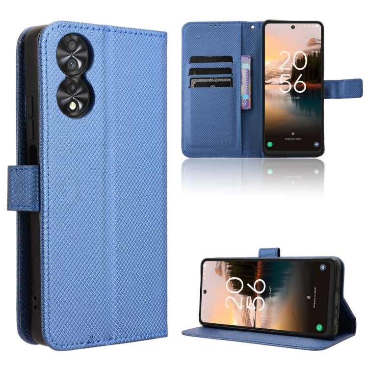 Coque de téléphone en cuir texturé diamant, Pour TCL 40 NxtPaper 4G, Pour TCL 40 XE 5G, Pour TCL 40 XL, Pour TCL ION X