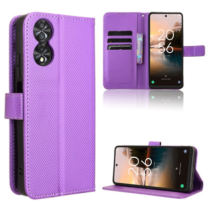 Coque de téléphone en cuir texturé diamant, Pour TCL 40 NxtPaper 4G, Pour TCL 40 XE 5G, Pour TCL 40 XL, Pour TCL ION X