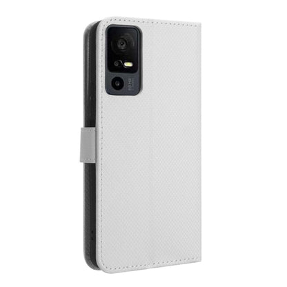 Coque de téléphone en cuir texturé diamant, Pour TCL 40 NxtPaper 4G, Pour TCL 40 XE 5G, Pour TCL 40 XL, Pour TCL ION X