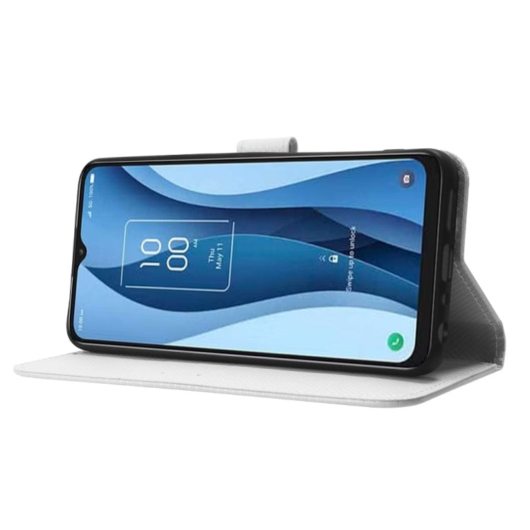 Coque de téléphone en cuir texturé diamant, Pour TCL 40 NxtPaper 4G, Pour TCL 40 XE 5G, Pour TCL 40 XL, Pour TCL ION X