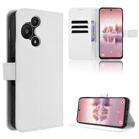 Diamond Texture Leather Phone Case, For TCL 60 SE NxtPaper 5G, For TCL 60 NxtPaper, For TCL 605 / 60 SE, For TCL 60R 5G, For TCL 503, For TCL 50 NxtPaper 5G, For TCL 50 LE, For TCL 50 XL 5G, For TCL 50 5G, For TCL 50 SE 4G, For TCL 501 4G, For TCL 505 ...