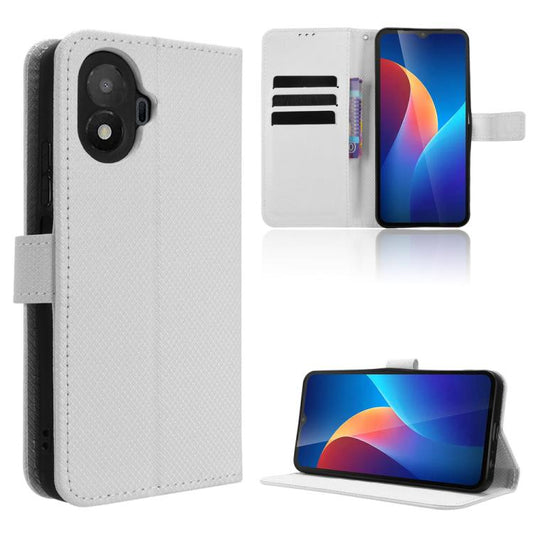 Diamond Texture Leather Phone Case, For TCL K70 SE T453D, For TCL K70 4G / K70 Power 4G, For TCL NxtPaper 70 Pro 5G, For TCL K32 5G / K33 5G, For TCL NxtPaper 60 Ultra 5G, For TCL 60 SE NxtPaper 5G, For TCL 60 NxtPaper, For TCL 605 / 60 SE, For TCL 60R...