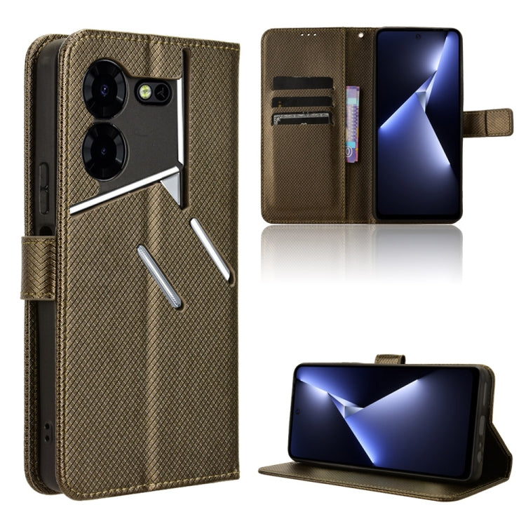 Diamond Texture Leather Phone Case, For Tecno Camon 40 4G, For Tecno Camon 30S 4G / 30S Pro 4G, For Tecno Pova 6 Neo 5G / Spark 30 5G, For Tecno Spark 30 Pro 4G, For Tecno Spark 30 4G, For Tecno Spark Go 1 / Pop 9 / Spark Go 2025, For Tecno Spark 30C 4...