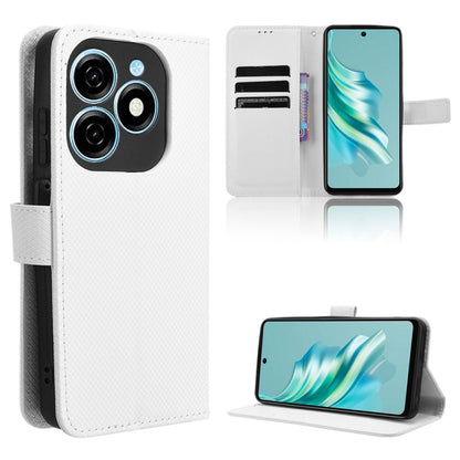 Diamond Texture Leather Phone Case, For Tecno Camon 40 4G, For Tecno Camon 30S 4G / 30S Pro 4G, For Tecno Pova 6 Neo 5G / Spark 30 5G, For Tecno Spark 30 Pro 4G, For Tecno Spark 30 4G, For Tecno Spark Go 1 / Pop 9 / Spark Go 2025, For Tecno Spark 30C 4...