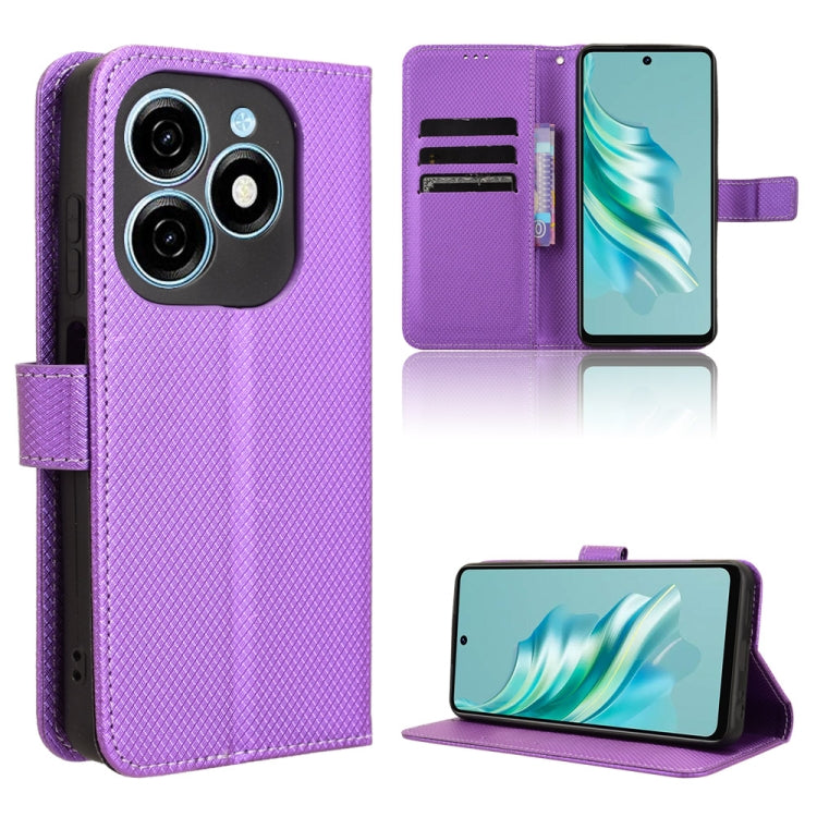 Diamond Texture Leather Phone Case, For Tecno Camon 40 4G, For Tecno Camon 30S 4G / 30S Pro 4G, For Tecno Pova 6 Neo 5G / Spark 30 5G, For Tecno Spark 30 Pro 4G, For Tecno Spark 30 4G, For Tecno Spark Go 1 / Pop 9 / Spark Go 2025, For Tecno Spark 30C 4...