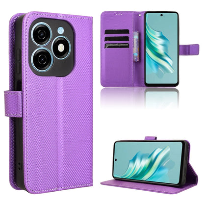 Diamond Texture Leather Phone Case, For Tecno Camon 40 4G, For Tecno Camon 30S 4G / 30S Pro 4G, For Tecno Pova 6 Neo 5G / Spark 30 5G, For Tecno Spark 30 Pro 4G, For Tecno Spark 30 4G, For Tecno Spark Go 1 / Pop 9 / Spark Go 2025, For Tecno Spark 30C 4...