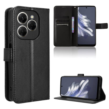 Diamond Texture Leather Phone Case, For Tecno Camon 40 4G, For Tecno Camon 30S 4G / 30S Pro 4G, For Tecno Pova 6 Neo 5G / Spark 30 5G, For Tecno Spark 30 Pro 4G, For Tecno Spark 30 4G, For Tecno Spark Go 1 / Pop 9 / Spark Go 2025, For Tecno Spark 30C 4...