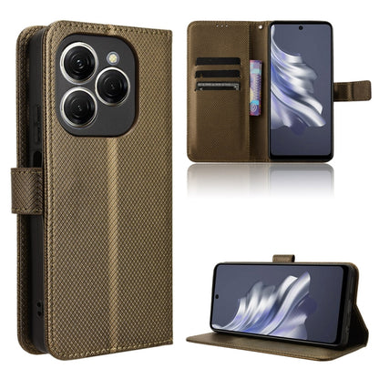 Diamond Texture Leather Phone Case, For Tecno Camon 40 4G, For Tecno Camon 30S 4G / 30S Pro 4G, For Tecno Pova 6 Neo 5G / Spark 30 5G, For Tecno Spark 30 Pro 4G, For Tecno Spark 30 4G, For Tecno Spark Go 1 / Pop 9 / Spark Go 2025, For Tecno Spark 30C 4...