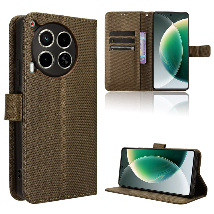 Diamond Texture Leather Phone Case, For Tecno Camon 40 4G, For Tecno Camon 30S 4G / 30S Pro 4G, For Tecno Pova 6 Neo 5G / Spark 30 5G, For Tecno Spark 30 Pro 4G, For Tecno Spark 30 4G, For Tecno Spark Go 1 / Pop 9 / Spark Go 2025, For Tecno Spark 30C 4...