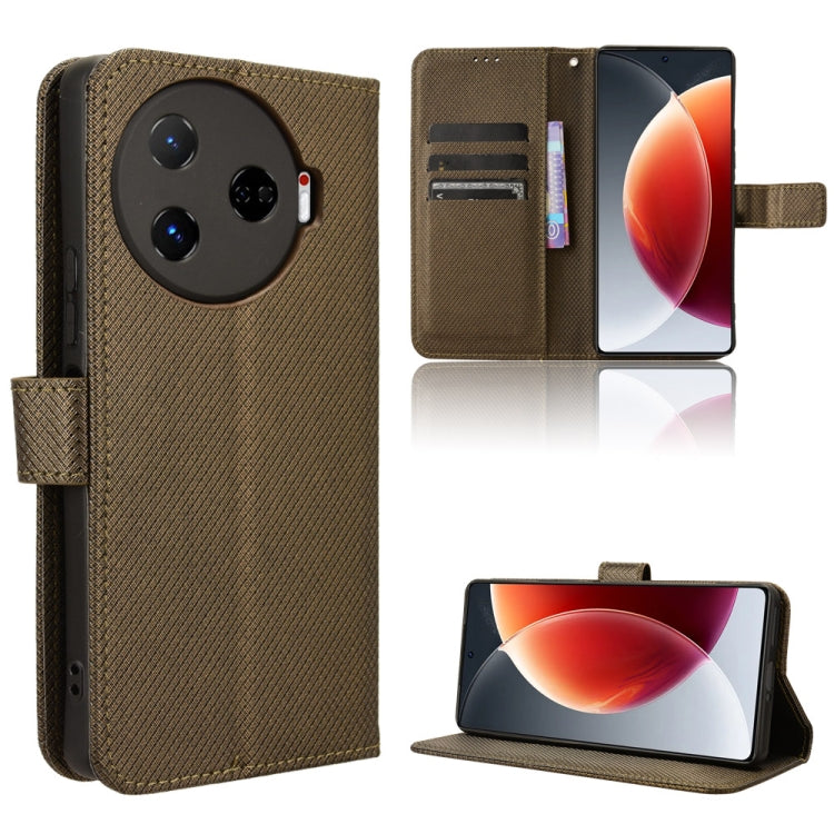 Diamond Texture Leather Phone Case, For Tecno Camon 40 4G, For Tecno Camon 30S 4G / 30S Pro 4G, For Tecno Pova 6 Neo 5G / Spark 30 5G, For Tecno Spark 30 Pro 4G, For Tecno Spark 30 4G, For Tecno Spark Go 1 / Pop 9 / Spark Go 2025, For Tecno Spark 30C 4...