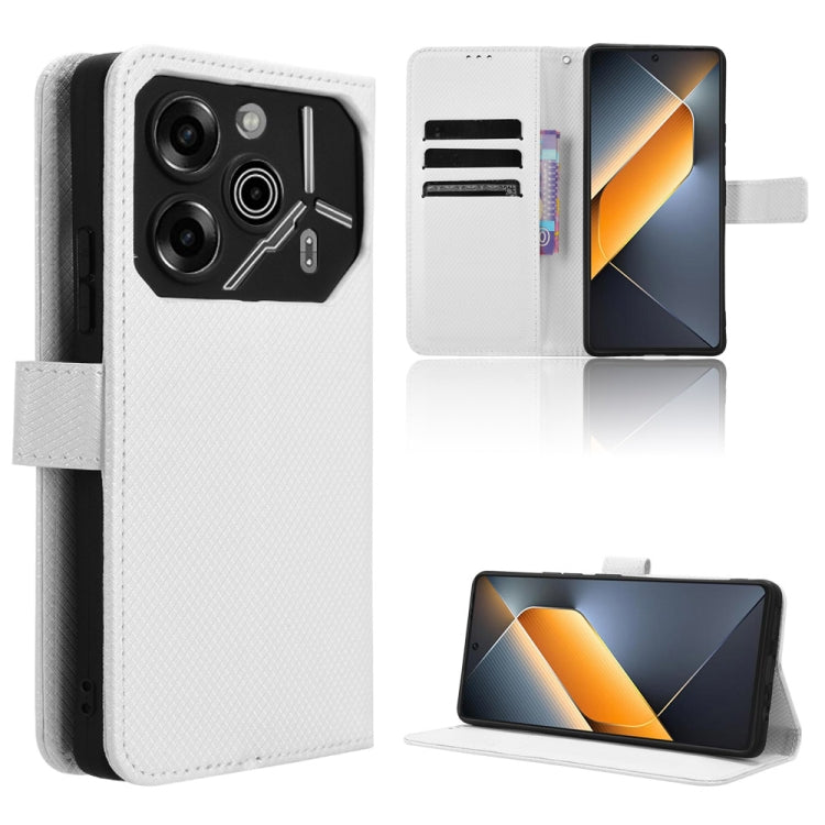 Diamond Texture Leather Phone Case, For Tecno Camon 40 4G, For Tecno Camon 30S 4G / 30S Pro 4G, For Tecno Pova 6 Neo 5G / Spark 30 5G, For Tecno Spark 30 Pro 4G, For Tecno Spark 30 4G, For Tecno Spark Go 1 / Pop 9 / Spark Go 2025, For Tecno Spark 30C 4...