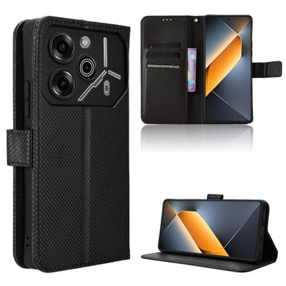 Diamond Texture Leather Phone Case, For Tecno Camon 40 4G, For Tecno Camon 30S 4G / 30S Pro 4G, For Tecno Pova 6 Neo 5G / Spark 30 5G, For Tecno Spark 30 Pro 4G, For Tecno Spark 30 4G, For Tecno Spark Go 1 / Pop 9 / Spark Go 2025, For Tecno Spark 30C 4...