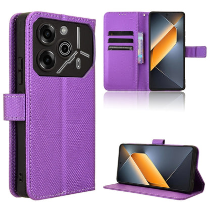 Diamond Texture Leather Phone Case, For Tecno Camon 40 4G, For Tecno Camon 30S 4G / 30S Pro 4G, For Tecno Pova 6 Neo 5G / Spark 30 5G, For Tecno Spark 30 Pro 4G, For Tecno Spark 30 4G, For Tecno Spark Go 1 / Pop 9 / Spark Go 2025, For Tecno Spark 30C 4...
