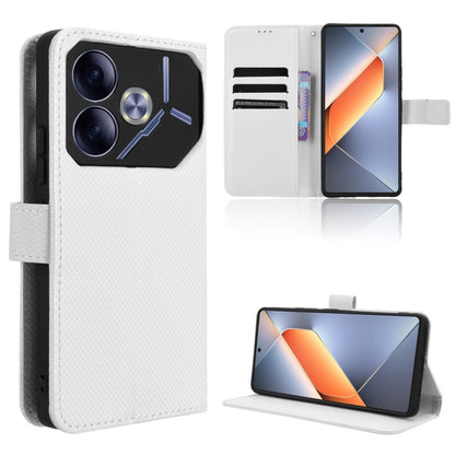 Diamond Texture Leather Phone Case, For Tecno Camon 40 4G, For Tecno Camon 30S 4G / 30S Pro 4G, For Tecno Pova 6 Neo 5G / Spark 30 5G, For Tecno Spark 30 Pro 4G, For Tecno Spark 30 4G, For Tecno Spark Go 1 / Pop 9 / Spark Go 2025, For Tecno Spark 30C 4...
