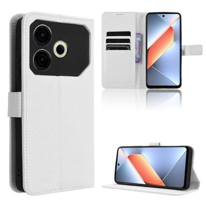 Diamond Texture Leather Phone Case, For Tecno Camon 40 4G, For Tecno Camon 30S 4G / 30S Pro 4G, For Tecno Pova 6 Neo 5G / Spark 30 5G, For Tecno Spark 30 Pro 4G, For Tecno Spark 30 4G, For Tecno Spark Go 1 / Pop 9 / Spark Go 2025, For Tecno Spark 30C 4...