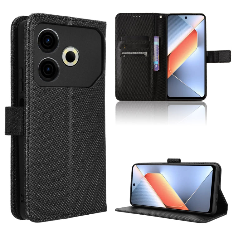 Diamond Texture Leather Phone Case, For Tecno Camon 40 4G, For Tecno Camon 30S 4G / 30S Pro 4G, For Tecno Pova 6 Neo 5G / Spark 30 5G, For Tecno Spark 30 Pro 4G, For Tecno Spark 30 4G, For Tecno Spark Go 1 / Pop 9 / Spark Go 2025, For Tecno Spark 30C 4...