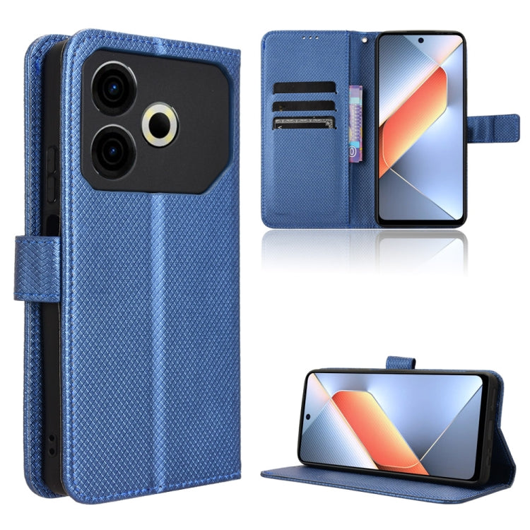 Diamond Texture Leather Phone Case, For Tecno Camon 40 4G, For Tecno Camon 30S 4G / 30S Pro 4G, For Tecno Pova 6 Neo 5G / Spark 30 5G, For Tecno Spark 30 Pro 4G, For Tecno Spark 30 4G, For Tecno Spark Go 1 / Pop 9 / Spark Go 2025, For Tecno Spark 30C 4...