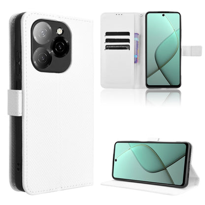 Diamond Texture Leather Phone Case, For Tecno Camon 40 4G, For Tecno Camon 30S 4G / 30S Pro 4G, For Tecno Pova 6 Neo 5G / Spark 30 5G, For Tecno Spark 30 Pro 4G, For Tecno Spark 30 4G, For Tecno Spark Go 1 / Pop 9 / Spark Go 2025, For Tecno Spark 30C 4...