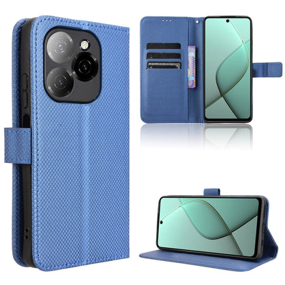 Diamond Texture Leather Phone Case, For Tecno Camon 40 4G, For Tecno Camon 30S 4G / 30S Pro 4G, For Tecno Pova 6 Neo 5G / Spark 30 5G, For Tecno Spark 30 Pro 4G, For Tecno Spark 30 4G, For Tecno Spark Go 1 / Pop 9 / Spark Go 2025, For Tecno Spark 30C 4...