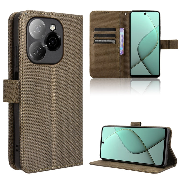 Diamond Texture Leather Phone Case, For Tecno Camon 40 4G, For Tecno Camon 30S 4G / 30S Pro 4G, For Tecno Pova 6 Neo 5G / Spark 30 5G, For Tecno Spark 30 Pro 4G, For Tecno Spark 30 4G, For Tecno Spark Go 1 / Pop 9 / Spark Go 2025, For Tecno Spark 30C 4...