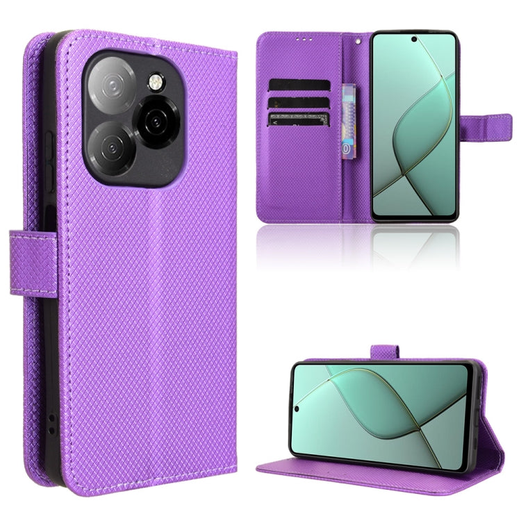 Diamond Texture Leather Phone Case, For Tecno Camon 40 4G, For Tecno Camon 30S 4G / 30S Pro 4G, For Tecno Pova 6 Neo 5G / Spark 30 5G, For Tecno Spark 30 Pro 4G, For Tecno Spark 30 4G, For Tecno Spark Go 1 / Pop 9 / Spark Go 2025, For Tecno Spark 30C 4...