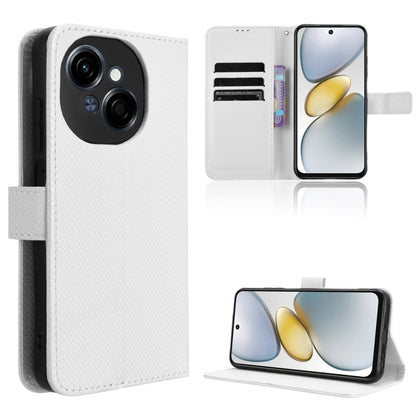 Diamond Texture Leather Phone Case, For Tecno Camon 40 4G, For Tecno Camon 30S 4G / 30S Pro 4G, For Tecno Pova 6 Neo 5G / Spark 30 5G, For Tecno Spark 30 Pro 4G, For Tecno Spark 30 4G, For Tecno Spark Go 1 / Pop 9 / Spark Go 2025, For Tecno Spark 30C 4...
