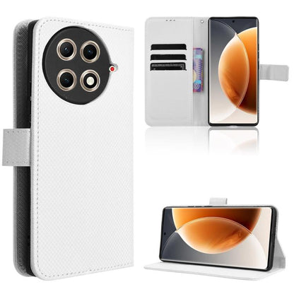 Diamond Texture Leather Phone Case, For Tecno Camon 40 4G, For Tecno Camon 30S 4G / 30S Pro 4G, For Tecno Pova 6 Neo 5G / Spark 30 5G, For Tecno Spark 30 Pro 4G, For Tecno Spark 30 4G, For Tecno Spark Go 1 / Pop 9 / Spark Go 2025, For Tecno Spark 30C 4...