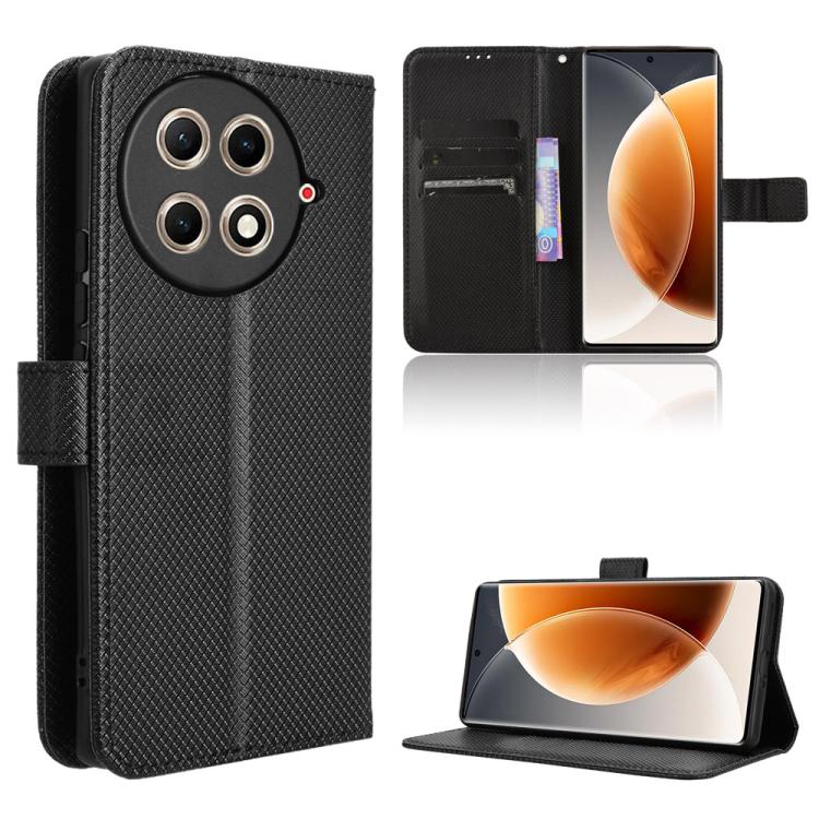Diamond Texture Leather Phone Case, For Tecno Camon 40 4G, For Tecno Camon 30S 4G / 30S Pro 4G, For Tecno Pova 6 Neo 5G / Spark 30 5G, For Tecno Spark 30 Pro 4G, For Tecno Spark 30 4G, For Tecno Spark Go 1 / Pop 9 / Spark Go 2025, For Tecno Spark 30C 4...