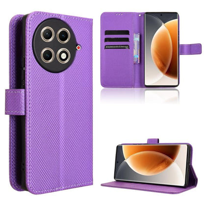 Diamond Texture Leather Phone Case, For Tecno Camon 40 4G, For Tecno Camon 30S 4G / 30S Pro 4G, For Tecno Pova 6 Neo 5G / Spark 30 5G, For Tecno Spark 30 Pro 4G, For Tecno Spark 30 4G, For Tecno Spark Go 1 / Pop 9 / Spark Go 2025, For Tecno Spark 30C 4...