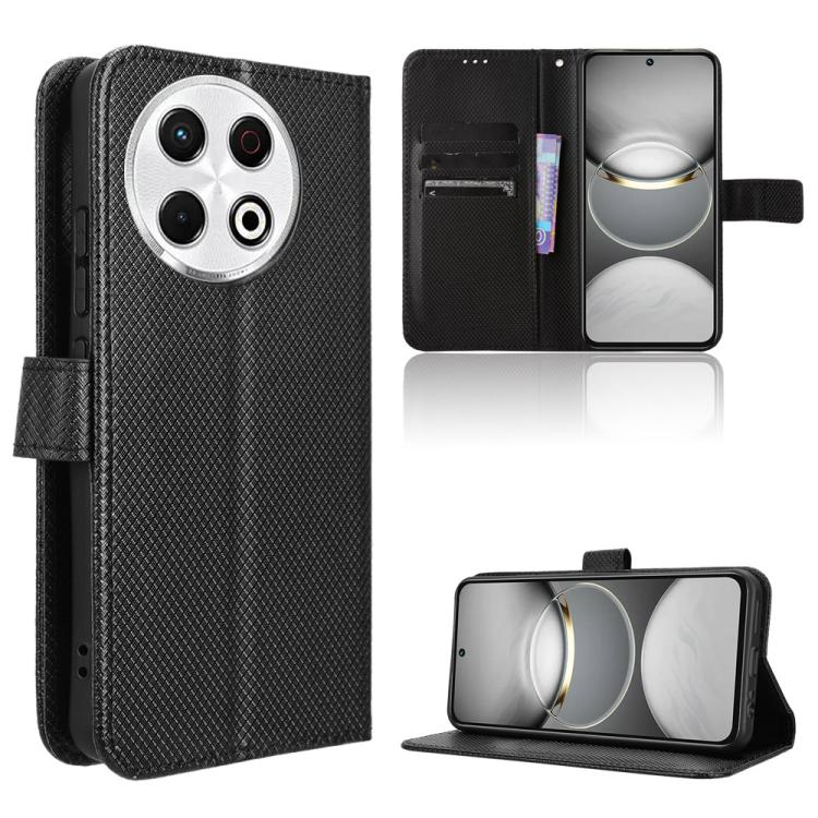 Diamond Texture Leather Phone Case, For Tecno Camon 40 4G, For Tecno Camon 30S 4G / 30S Pro 4G, For Tecno Pova 6 Neo 5G / Spark 30 5G, For Tecno Spark 30 Pro 4G, For Tecno Spark 30 4G, For Tecno Spark Go 1 / Pop 9 / Spark Go 2025, For Tecno Spark 30C 4...