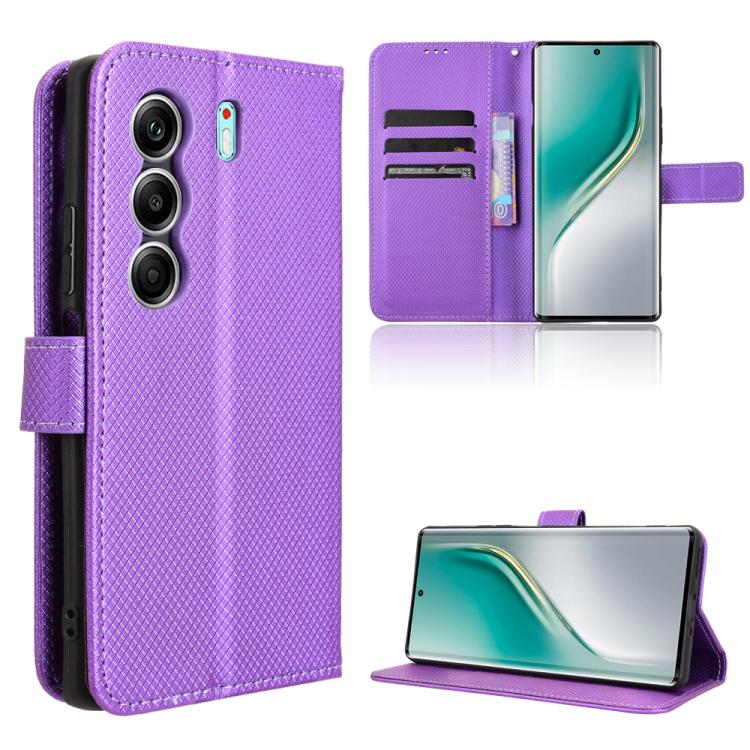 Diamond Texture Leather Phone Case, For Tecno Camon 40 4G, For Tecno Camon 30S 4G / 30S Pro 4G, For Tecno Pova 6 Neo 5G / Spark 30 5G, For Tecno Spark 30 Pro 4G, For Tecno Spark 30 4G, For Tecno Spark Go 1 / Pop 9 / Spark Go 2025, For Tecno Spark 30C 4...