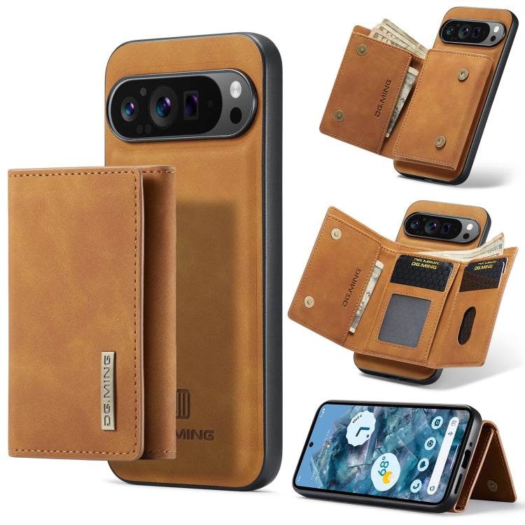 DG.MING M1 Series 3-Fold Multi Card Wallet + Magnetic Phone Case, For Google Pixel 11 Pro XL, For Google Pixel 11, For Google Pixel 11 Pro, For Google Pixel 10a, For Google Pixel 10 Pro XL, For Google Pixel 10 / 10 Pro, For Google Pixel 9a             ...