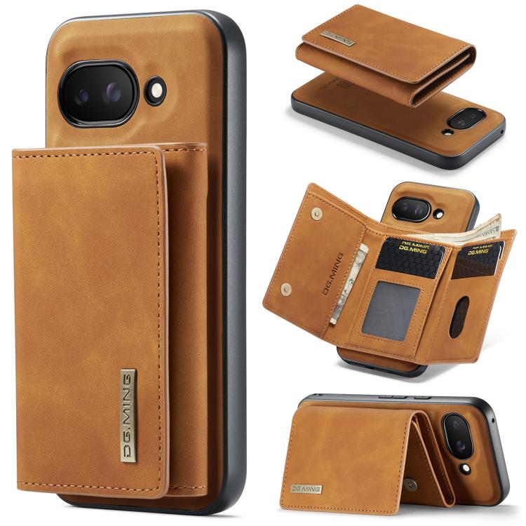 DG.MING M1 Series 3-Fold Multi Card Wallet + Magnetic Phone Case, For Google Pixel 11 Pro XL, For Google Pixel 11, For Google Pixel 11 Pro, For Google Pixel 10a, For Google Pixel 10 Pro XL, For Google Pixel 10 / 10 Pro, For Google Pixel 9a             ...