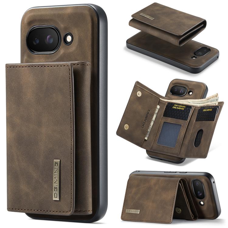 DG.MING M1 Series 3-Fold Multi Card Wallet + Magnetic Phone Case, For Google Pixel 11 Pro XL, For Google Pixel 11, For Google Pixel 11 Pro, For Google Pixel 10a, For Google Pixel 10 Pro XL, For Google Pixel 10 / 10 Pro, For Google Pixel 9a             ...