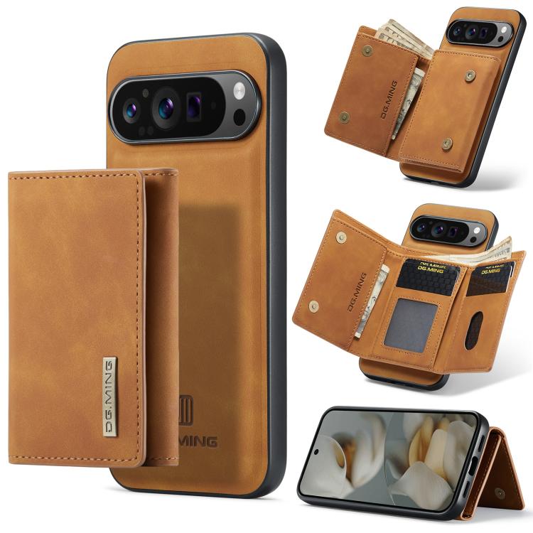 DG.MING M1 Series 3-Fold Multi Card Wallet + Magnetic Phone Case, For Google Pixel 11 Pro XL, For Google Pixel 11, For Google Pixel 11 Pro, For Google Pixel 10a, For Google Pixel 10 Pro XL, For Google Pixel 10 / 10 Pro, For Google Pixel 9a             ...