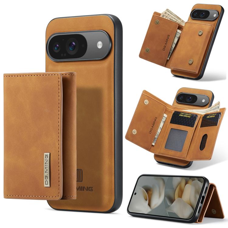 DG.MING M1 Series 3-Fold Multi Card Wallet + Magnetic Phone Case, For Google Pixel 11 Pro XL, For Google Pixel 11, For Google Pixel 11 Pro, For Google Pixel 10a, For Google Pixel 10 Pro XL, For Google Pixel 10 / 10 Pro, For Google Pixel 9a             ...