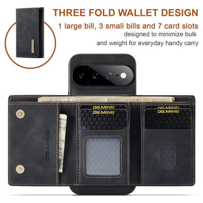 DG.MING M1 Series 3-Fold Multi Card Wallet + Magnetic Phone Case, For Google Pixel 11 Pro XL, For Google Pixel 11, For Google Pixel 11 Pro, For Google Pixel 10a, For Google Pixel 10 Pro XL, For Google Pixel 10 / 10 Pro, For Google Pixel 9a             ...