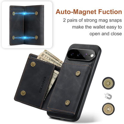 DG.MING M1 Series 3-Fold Multi Card Wallet + Magnetic Phone Case, For Google Pixel 11 Pro XL, For Google Pixel 11, For Google Pixel 11 Pro, For Google Pixel 10a, For Google Pixel 10 Pro XL, For Google Pixel 10 / 10 Pro, For Google Pixel 9a             ...