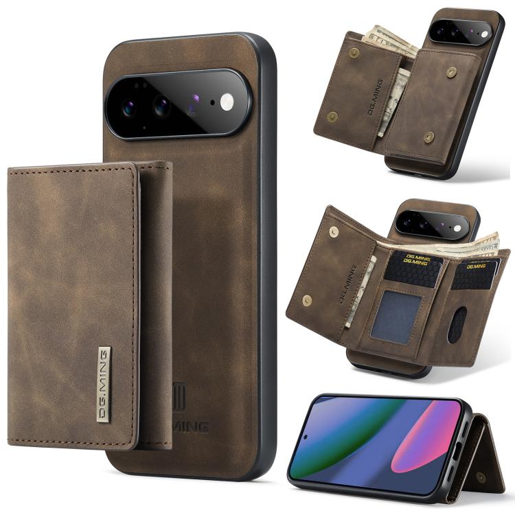 DG.MING M1 Series 3-Fold Multi Card Wallet + Magnetic Phone Case, For Google Pixel 11 Pro XL, For Google Pixel 11, For Google Pixel 11 Pro, For Google Pixel 10a, For Google Pixel 10 Pro XL, For Google Pixel 10 / 10 Pro, For Google Pixel 9a             ...