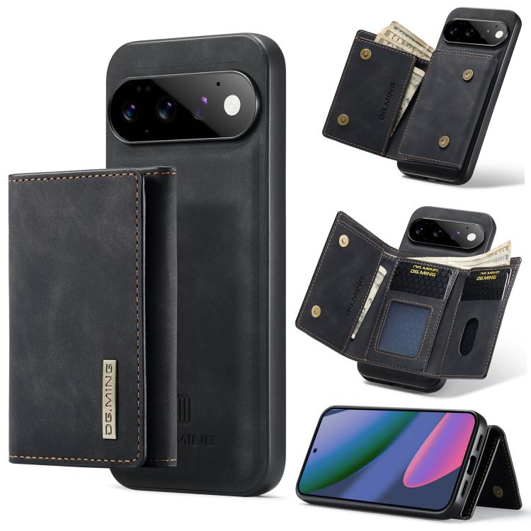 DG.MING M1 Series 3-Fold Multi Card Wallet + Magnetic Phone Case, For Google Pixel 11 Pro XL, For Google Pixel 11, For Google Pixel 11 Pro, For Google Pixel 10a, For Google Pixel 10 Pro XL, For Google Pixel 10 / 10 Pro, For Google Pixel 9a             ...
