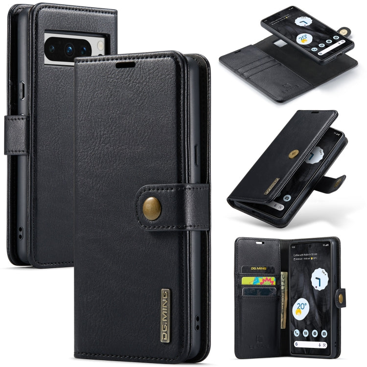 DG.MING Crazy Horse Texture Detachable Magnetic Leather Phone Case, For Google Pixel 11 Pro XL, For Google Pixel 11, For Google Pixel 11 Pro, For Google Pixel 10a, For Google Pixel 10 Pro XL, For Google Pixel 10 / 10 Pro, For Google Pixel 9a           ...