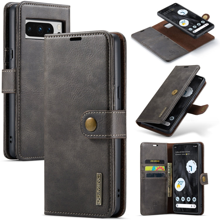 DG.MING Crazy Horse Texture Detachable Magnetic Leather Phone Case, For Google Pixel 11 Pro XL, For Google Pixel 11, For Google Pixel 11 Pro, For Google Pixel 10a, For Google Pixel 10 Pro XL, For Google Pixel 10 / 10 Pro, For Google Pixel 9a           ...